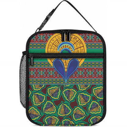 African Pattern Traditional Kanga Style Lunch Bag