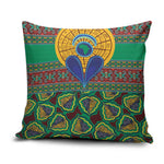African Pattern Traditional Kanga Style Pillow Cover