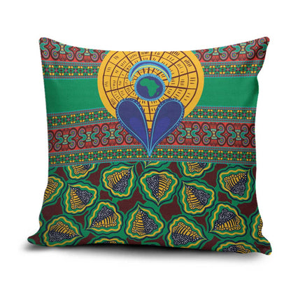 African Pattern Traditional Kanga Style Pillow Cover