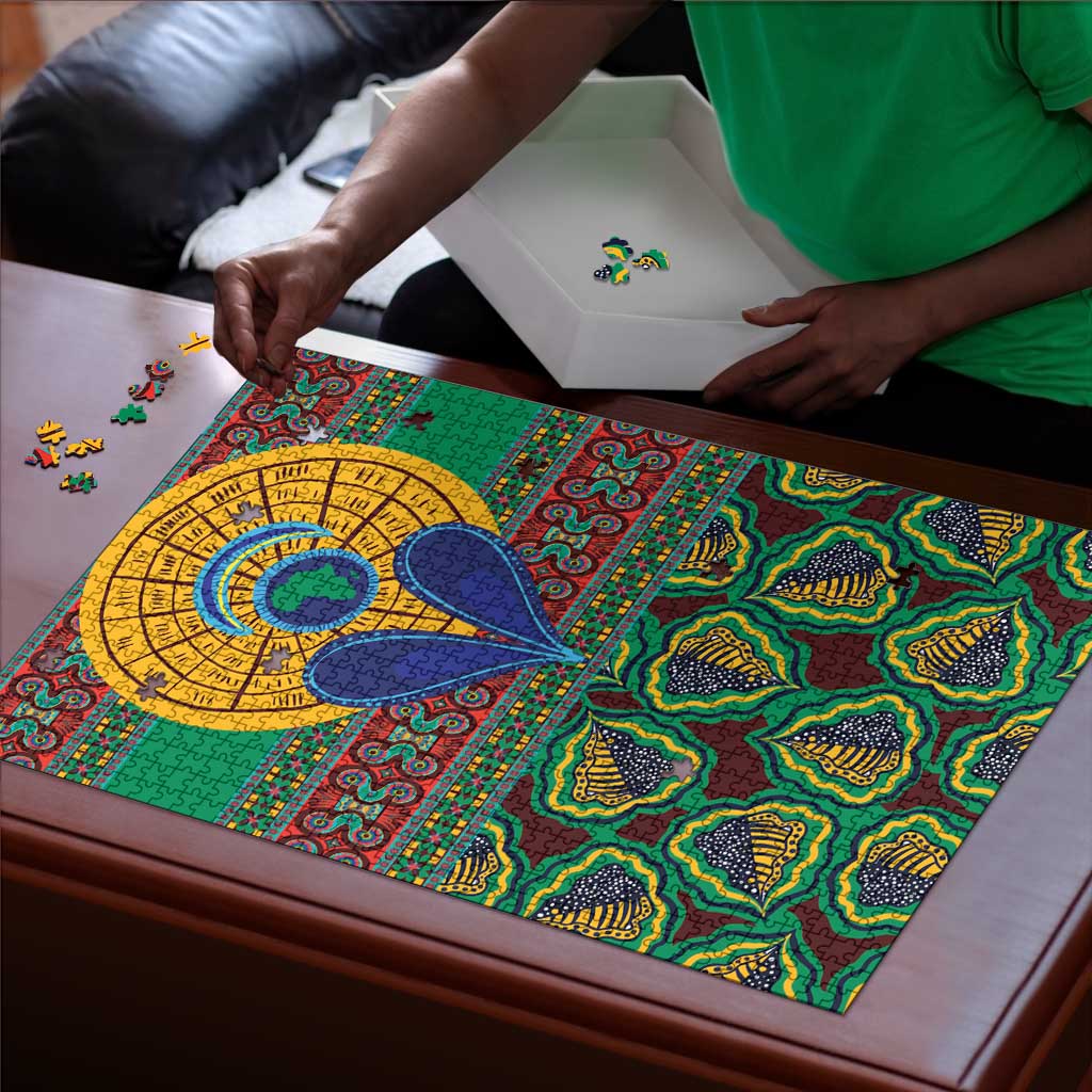 African Pattern Traditional Kanga Style Puzzle