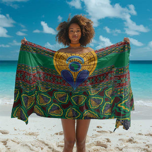 Afro Pattern Traditional Kanga Style Sarong