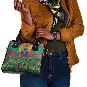 Afro Pattern Traditional Kanga Style Shoulder Handbag