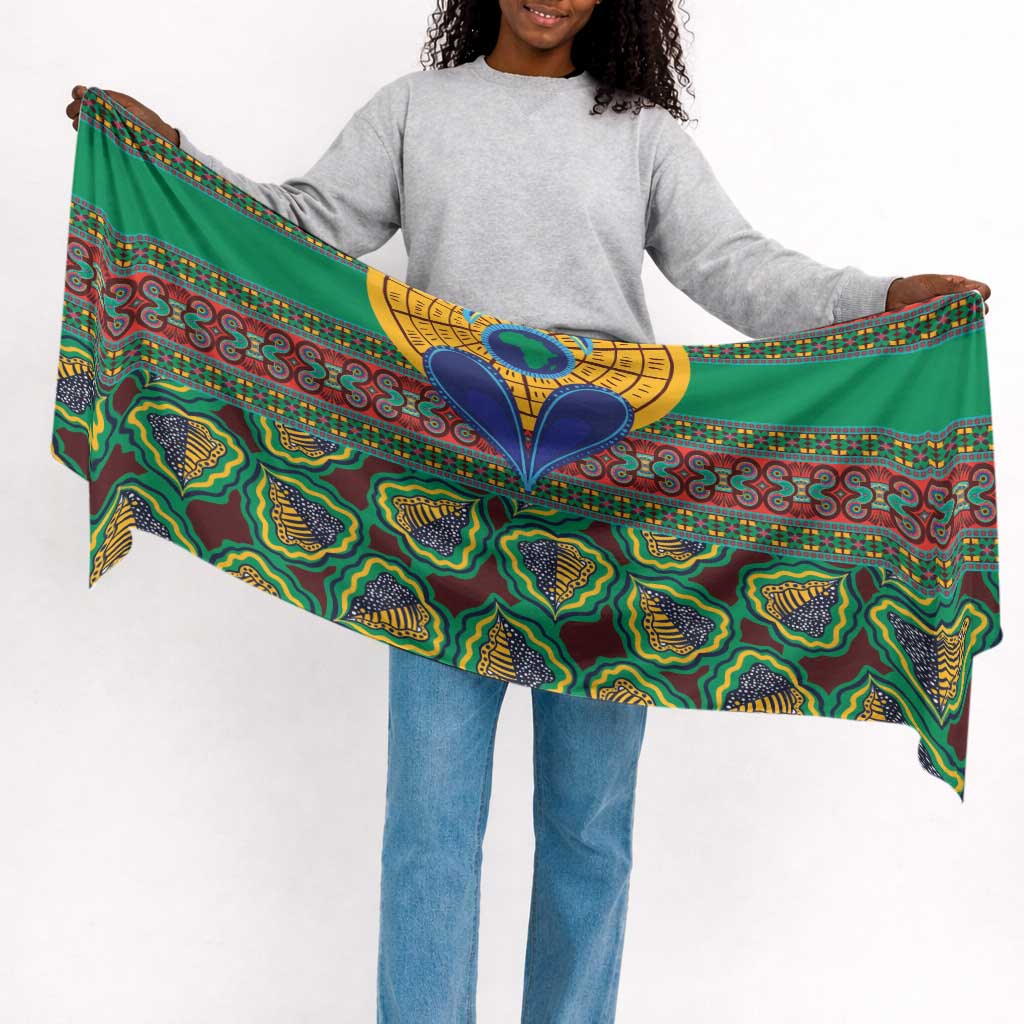 Africa Pattern Traditional Kanga Style Simple Headwrap