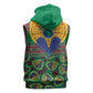 Afro Pattern Traditional Kanga Style Sleeveless Hoodie - African Pride