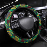 Afro Pattern Traditional Kanga Style Steering Wheel Cover