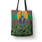 African Pattern Traditional Kanga Style Tote Bag