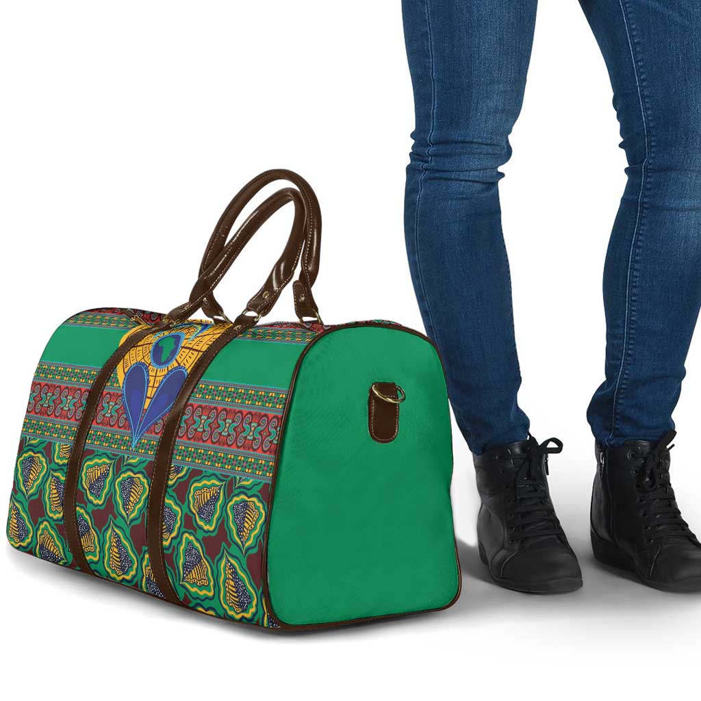 African Pattern Traditional Kanga Style Travel Bag