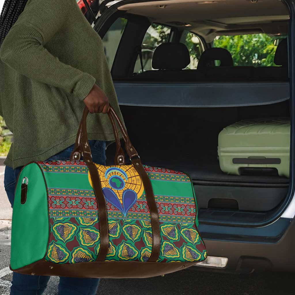African Pattern Traditional Kanga Style Travel Bag