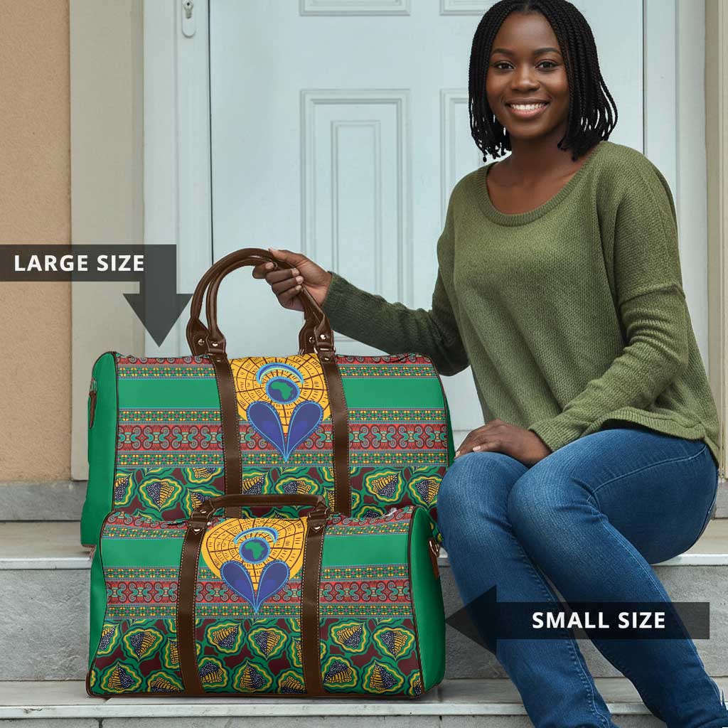 African Pattern Traditional Kanga Style Travel Bag