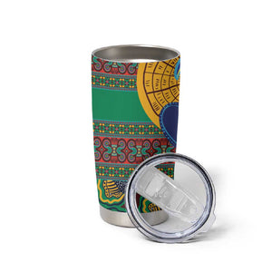 Afro Pattern Traditional Kanga Style Tumbler Cup