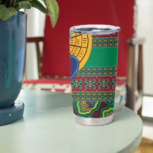 Afro Pattern Traditional Kanga Style Tumbler Cup