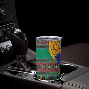 Afro Pattern Traditional Kanga Style Tumbler Cup