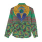 Afro Pattern Traditional Kanga Style Women Casual Shirt LT9