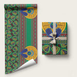 Africa Pattern Traditional Kanga Style Wrapping Paper - African Pride
