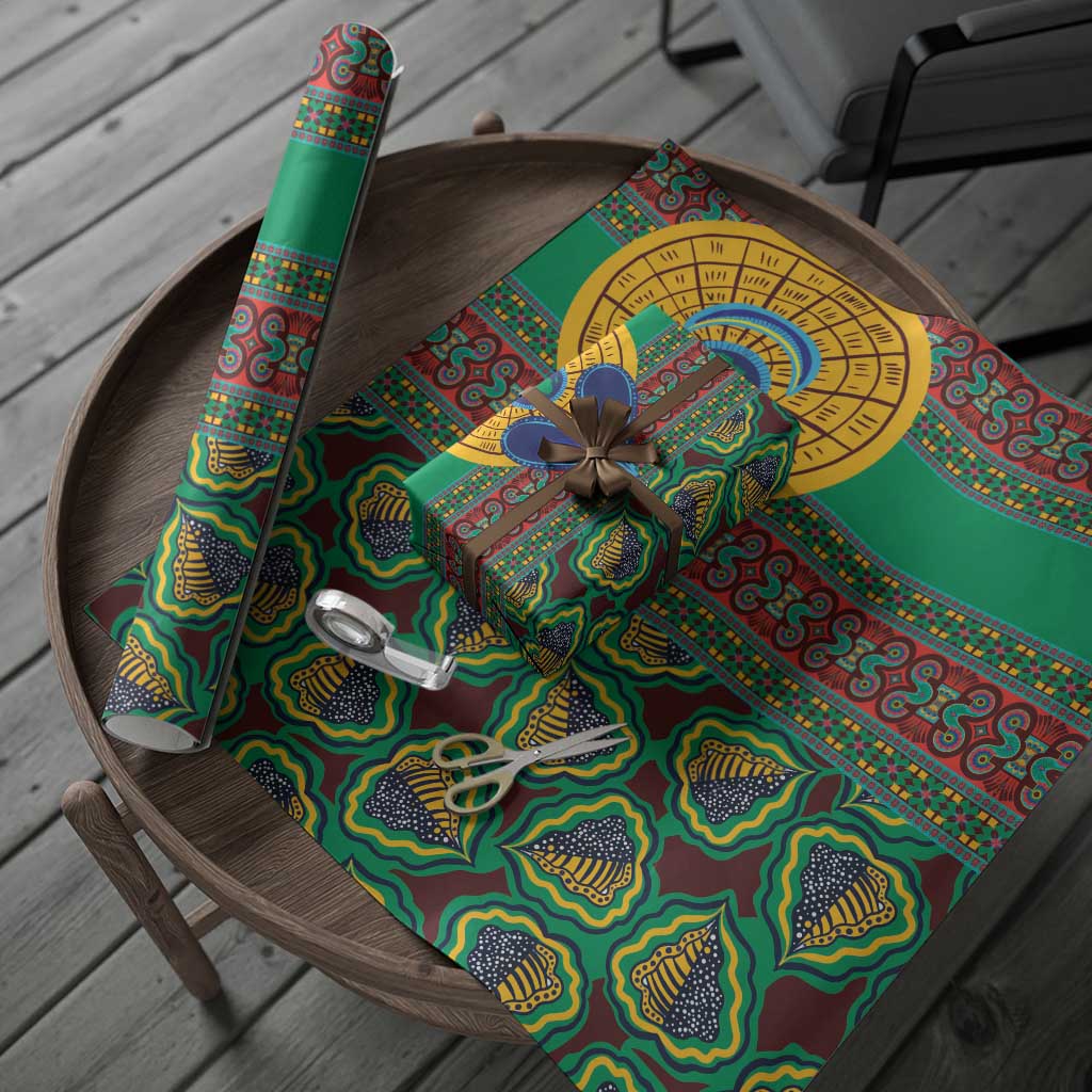 Africa Pattern Traditional Kanga Style Wrapping Paper - African Pride