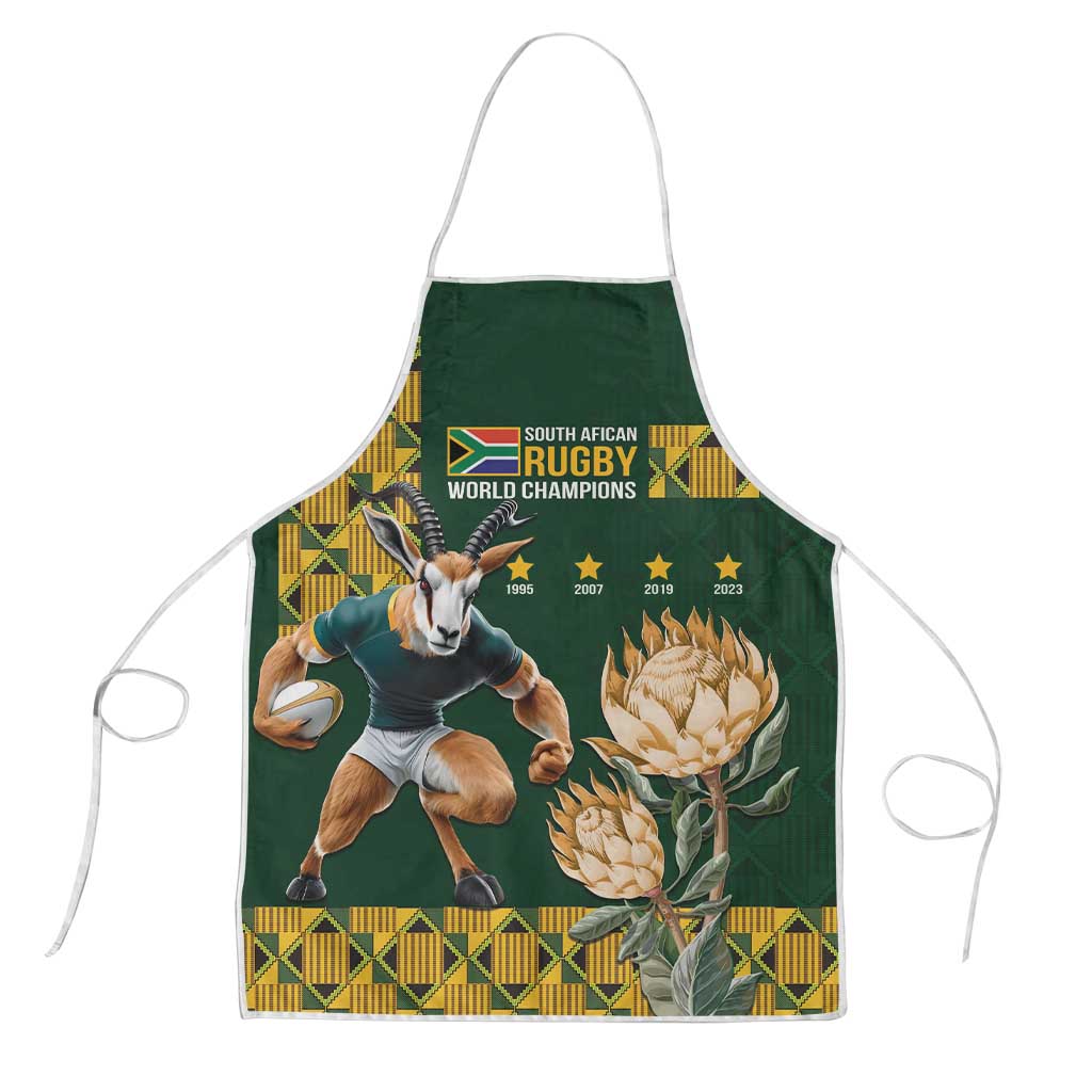 South Africa Rugby History World Champions Apron Springboks Make History
