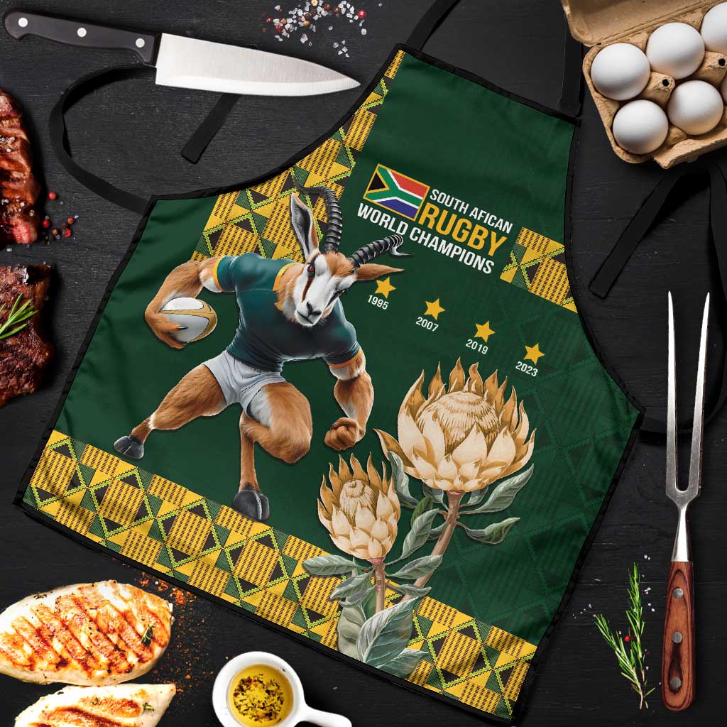 South Africa Rugby History World Champions Apron Springboks Make History