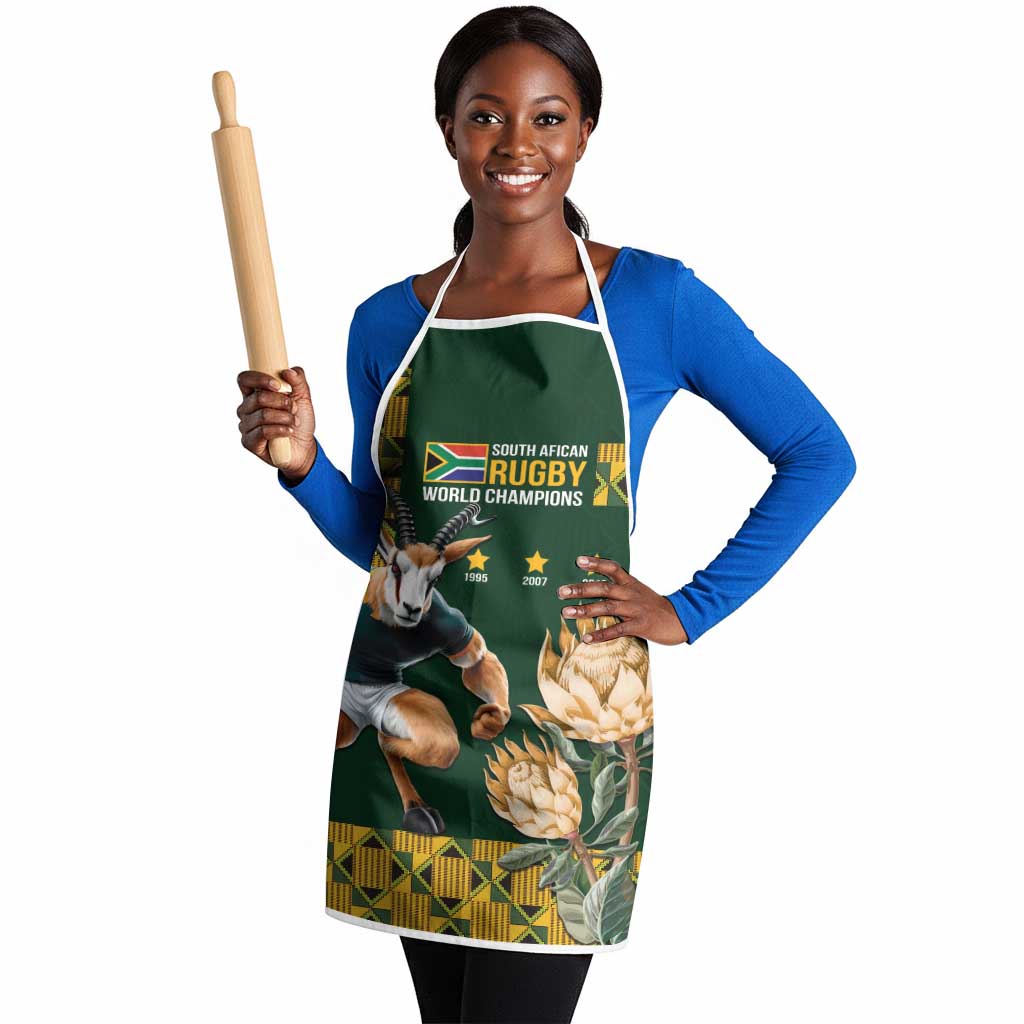 South Africa Rugby History World Champions Apron Springboks Make History