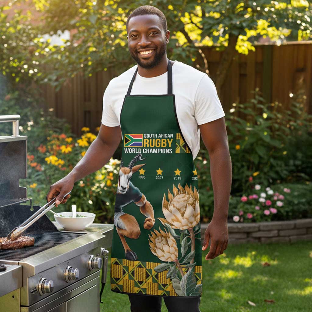 South Africa Rugby History World Champions Apron Springboks Make History