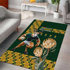 South Africa Rugby History World Champions Area Rug Springboks Make History