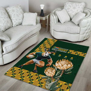 South Africa Rugby History World Champions Area Rug Springboks Make History