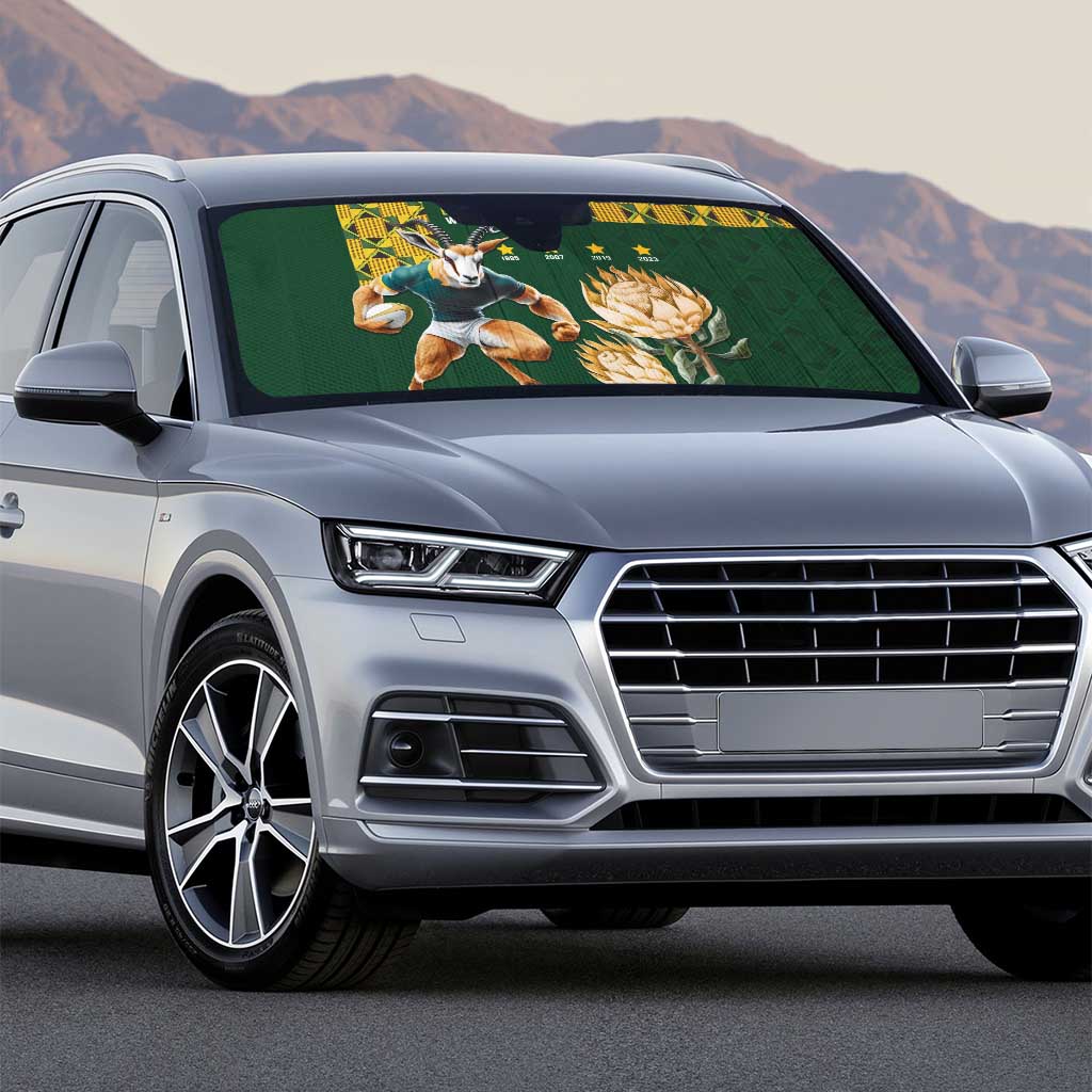South Africa Rugby History World Champions Auto Sun Shade Springboks Make History