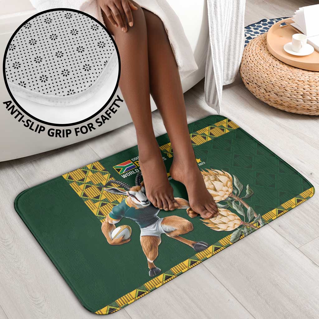 South Africa Rugby History World Champions Bathroom Set Springboks Make History