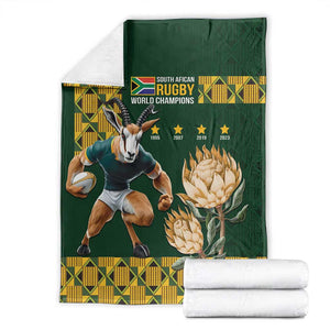 South Africa Rugby History World Champions Blanket Springboks Make History