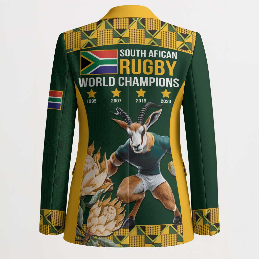 South Africa Rugby History World Champions Blazer Springboks Make History