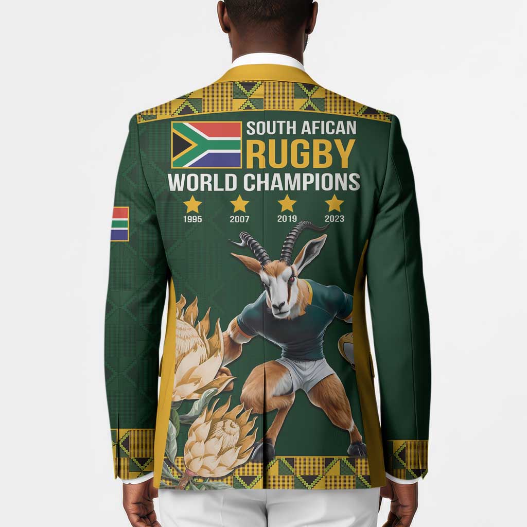 South Africa Rugby History World Champions Blazer Springboks Make History