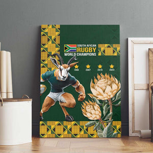 South Africa Rugby History World Champions Canvas Wall Art Springboks Make History