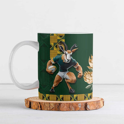 South Africa Rugby History World Champions Ceramic Mug Springboks Make History