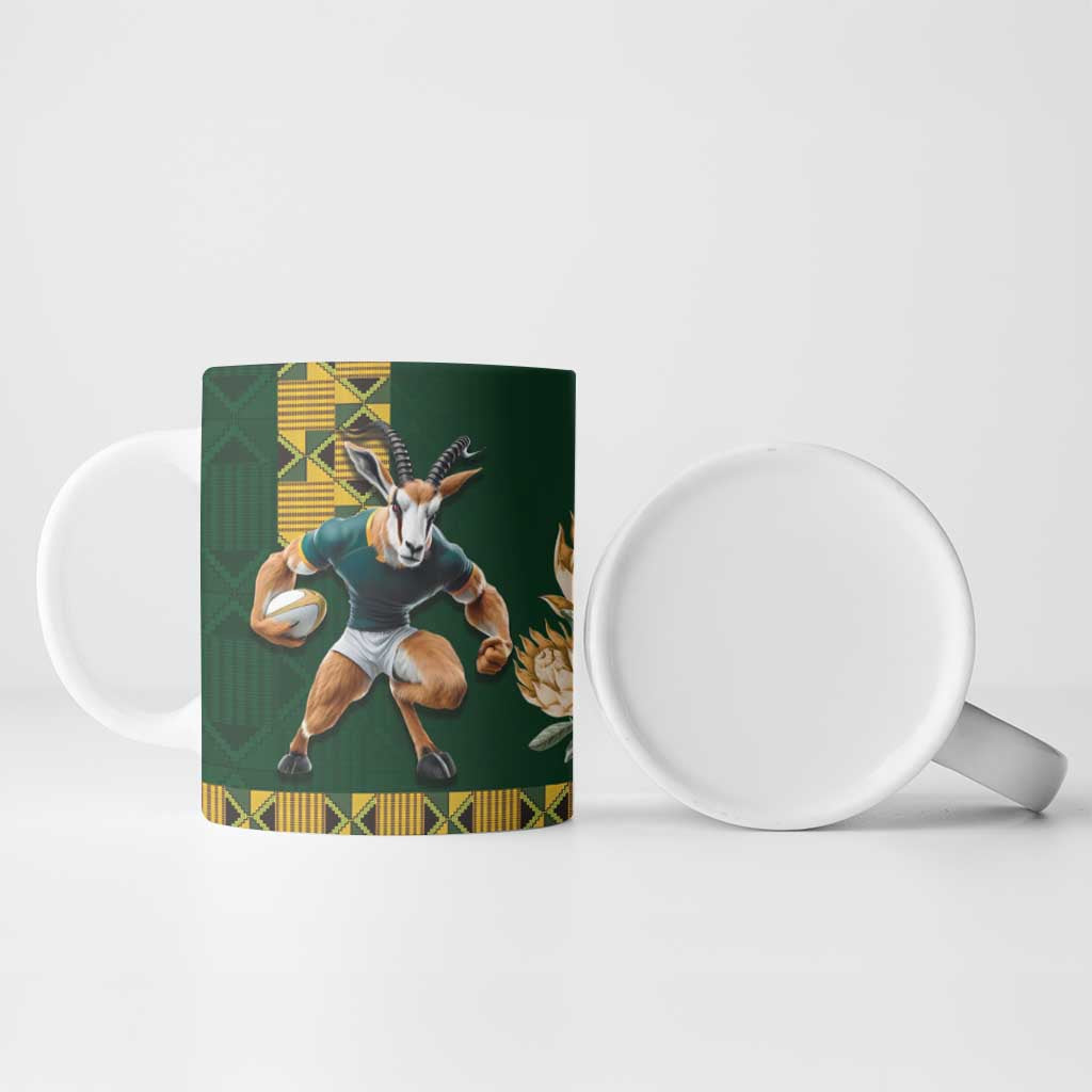 South Africa Rugby History World Champions Ceramic Mug Springboks Make History