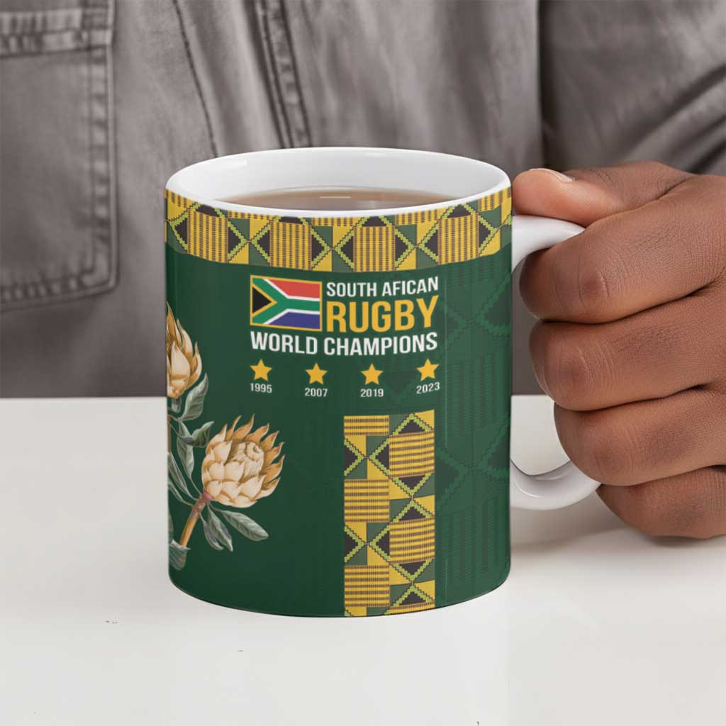 South Africa Rugby History World Champions Ceramic Mug Springboks Make History