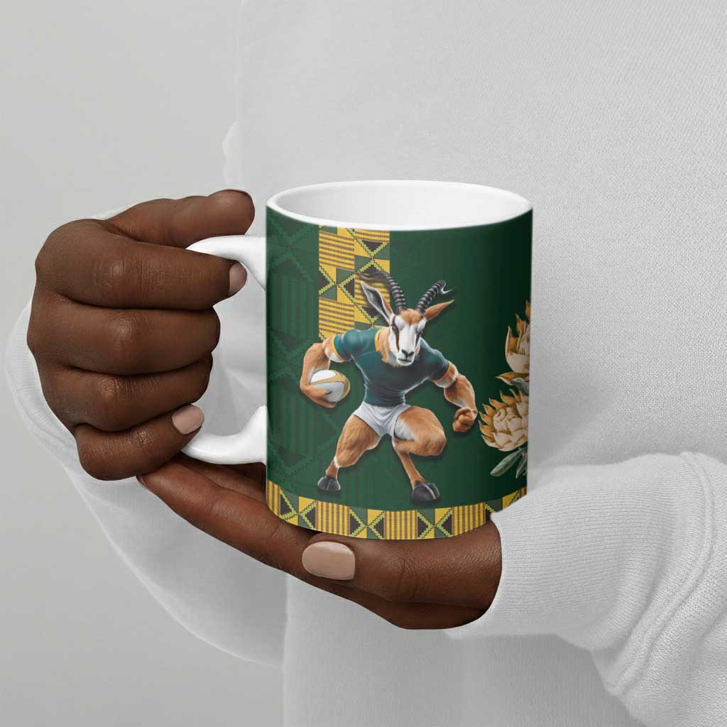 South Africa Rugby History World Champions Ceramic Mug Springboks Make History