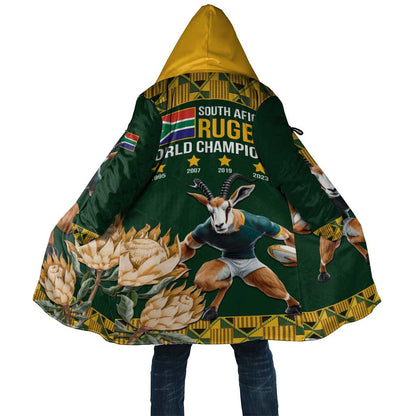 South Africa Rugby History World Champions Cloak Springboks Make History