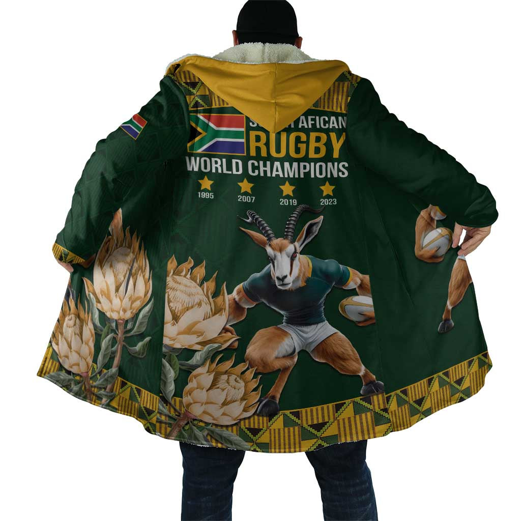 South Africa Rugby History World Champions Cloak Springboks Make History