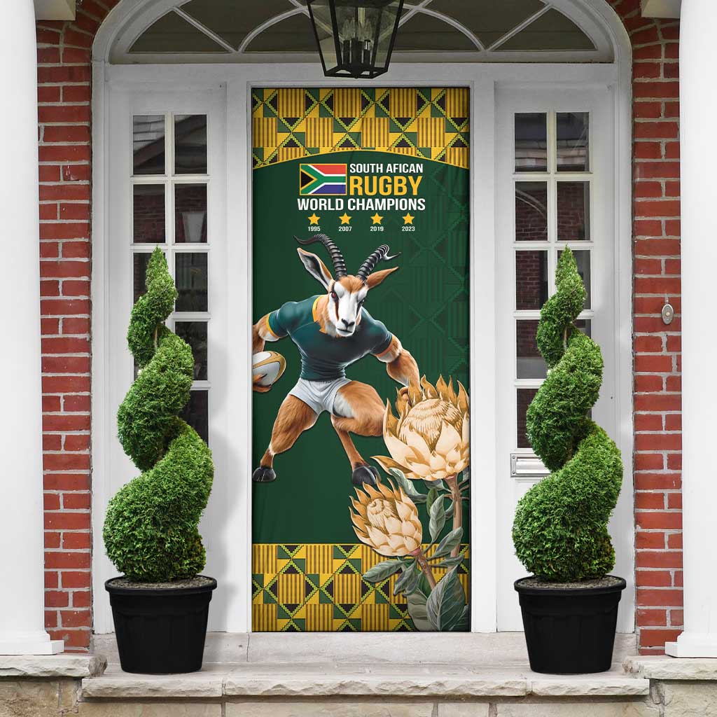 South Africa Rugby History World Champions Door Cover Springboks Make History