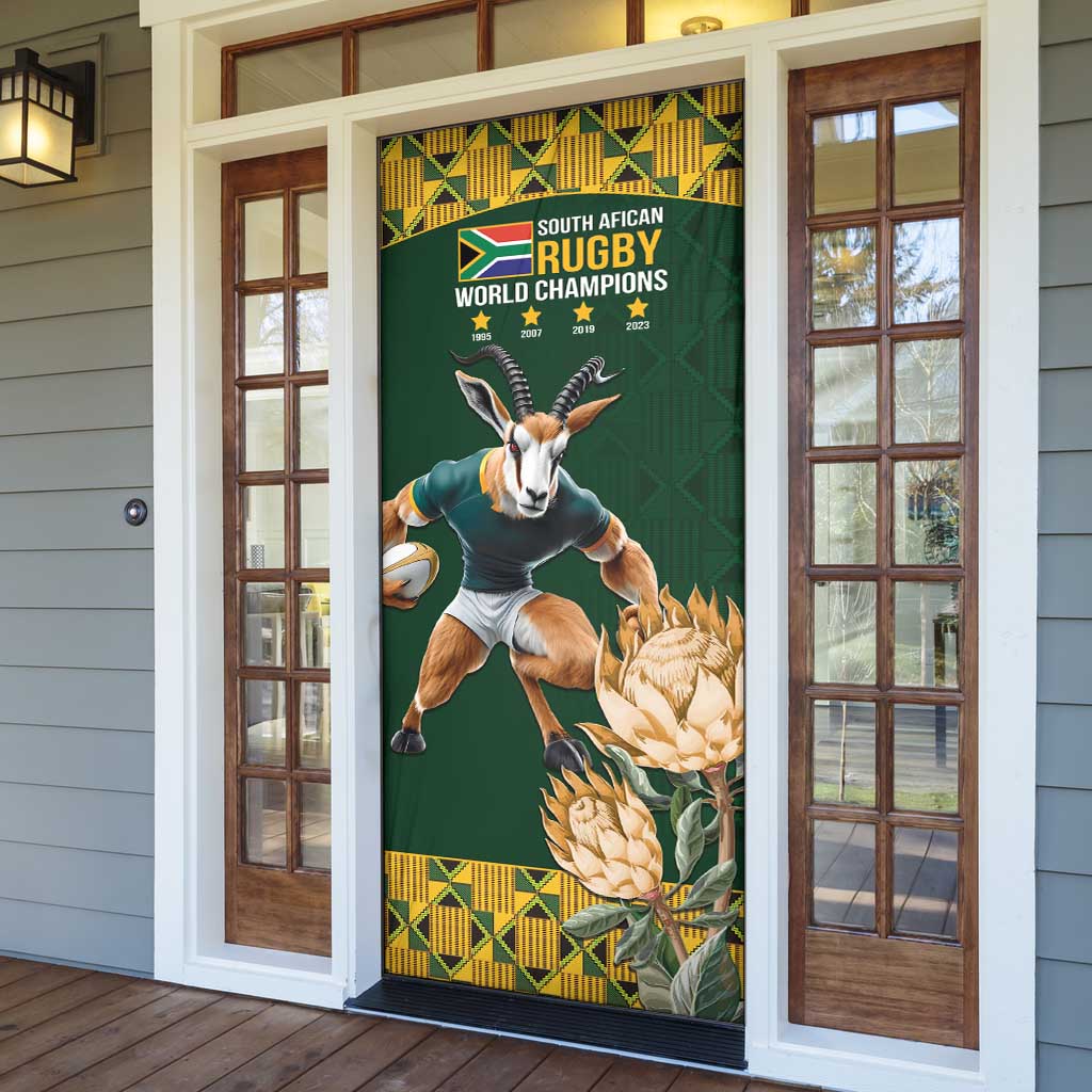 South Africa Rugby History World Champions Door Cover Springboks Make History