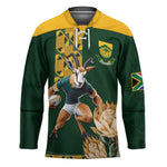 South Africa Rugby History World Champions Hockey Jersey Springboks Make History