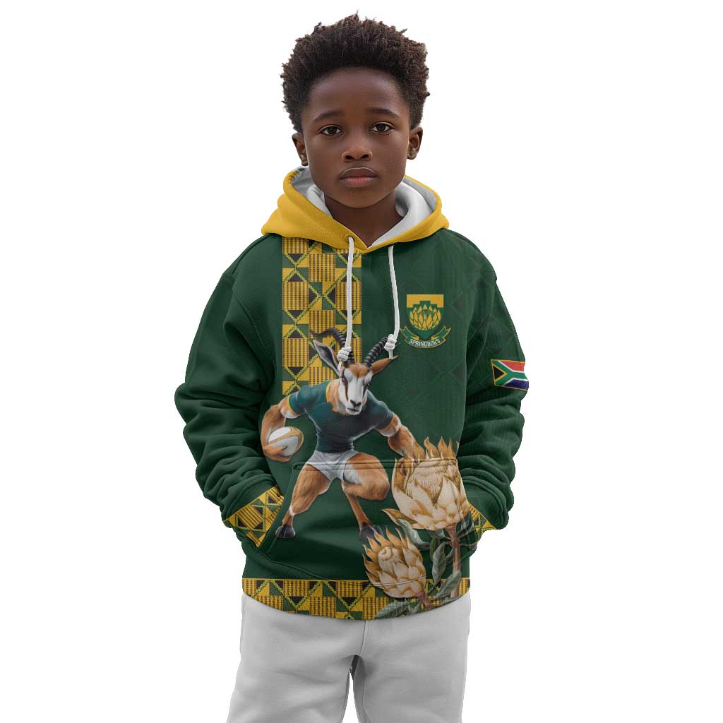 South Africa Rugby History World Champions Kid Hoodie Springboks Make History