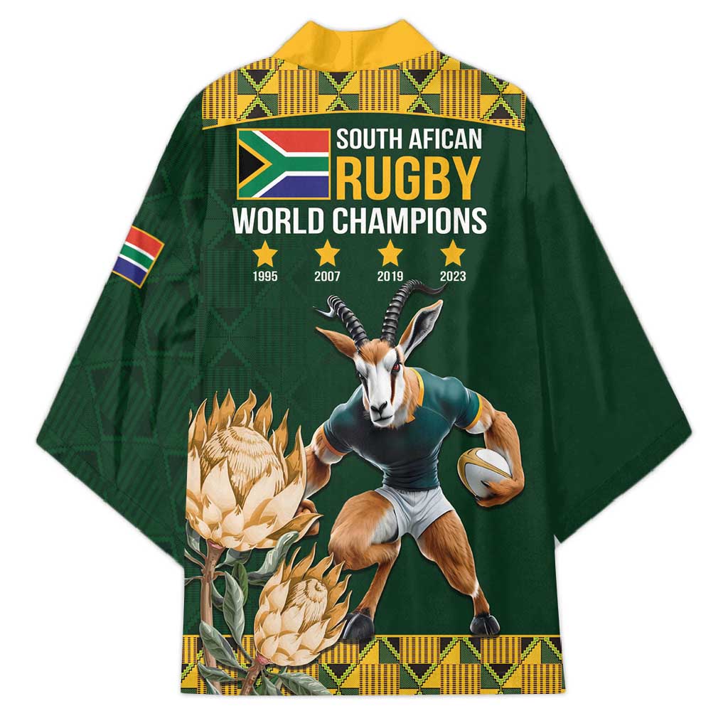 South Africa Rugby History World Champions Kimono Springboks Make History