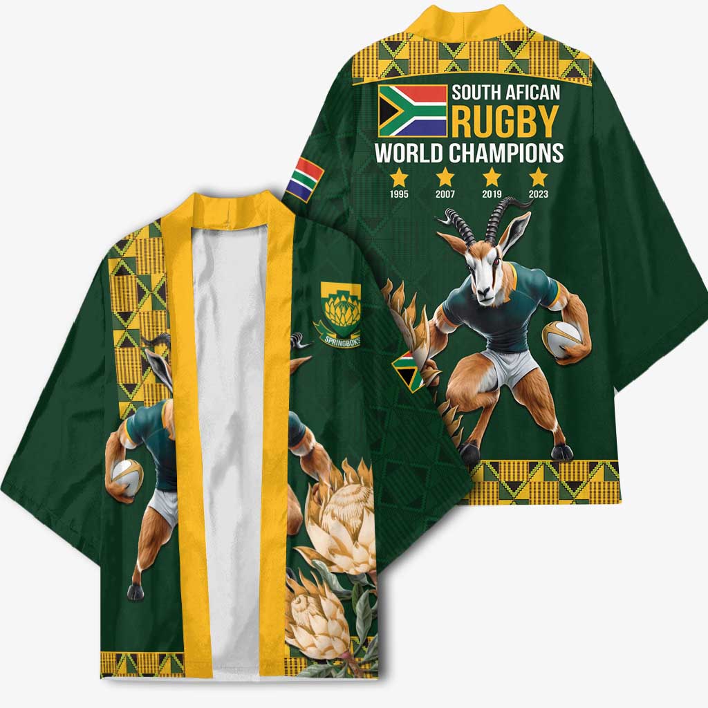 South Africa Rugby History World Champions Kimono Springboks Make History