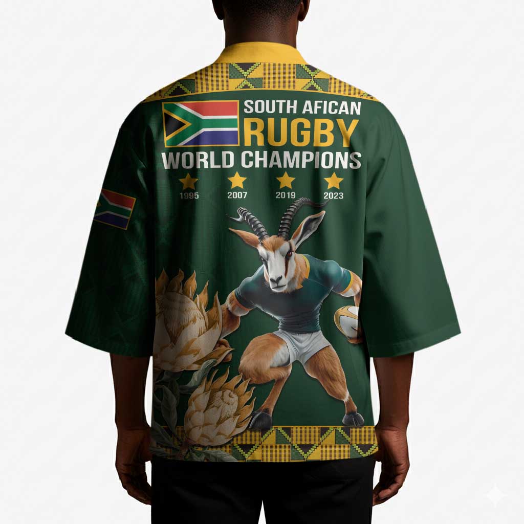South Africa Rugby History World Champions Kimono Springboks Make History