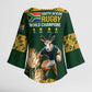 South Africa Rugby History World Champions Kimono Sleeve Blouse Springboks Make History