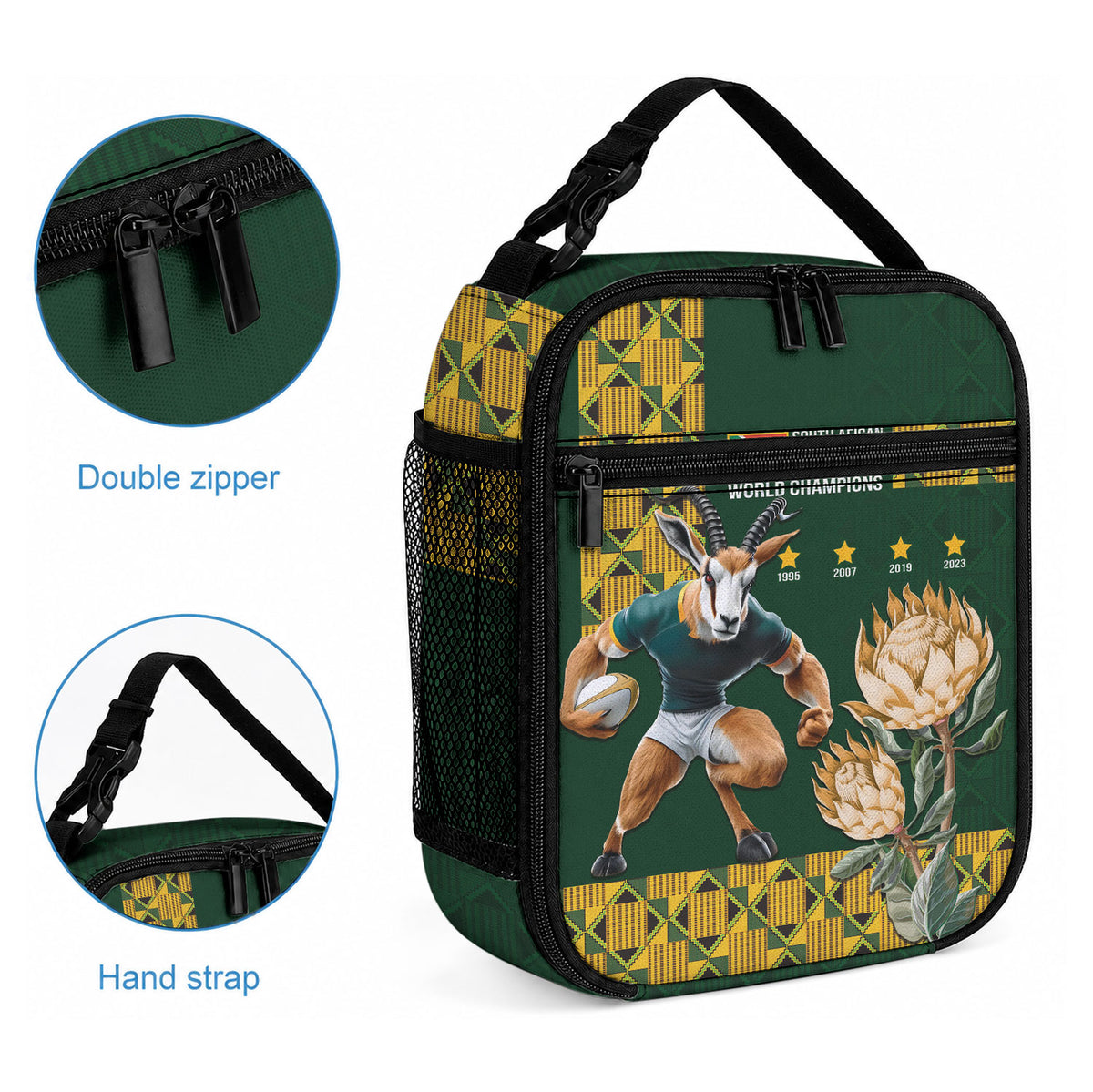 South Africa Rugby History World Champions Lunch Bag Springboks Make History