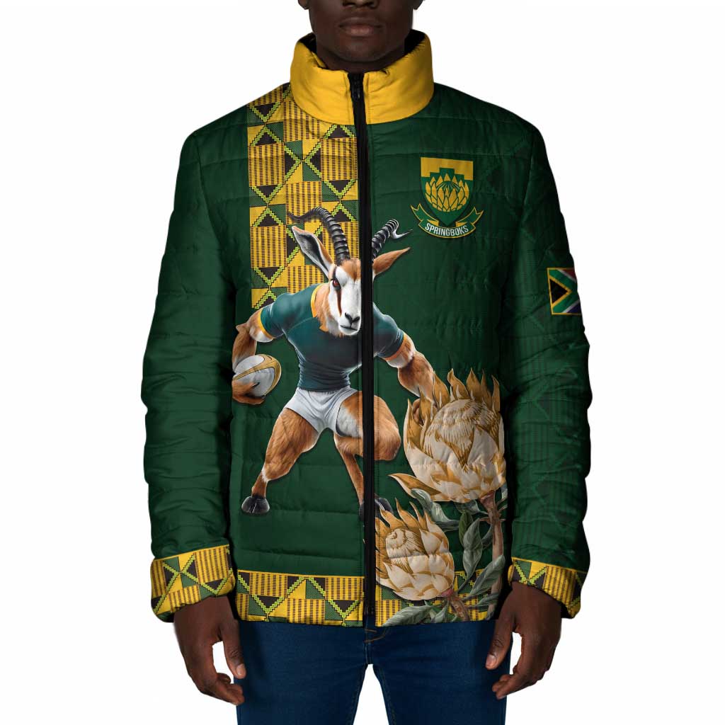 South Africa Rugby History World Champions Padded Jacket Springboks Make History