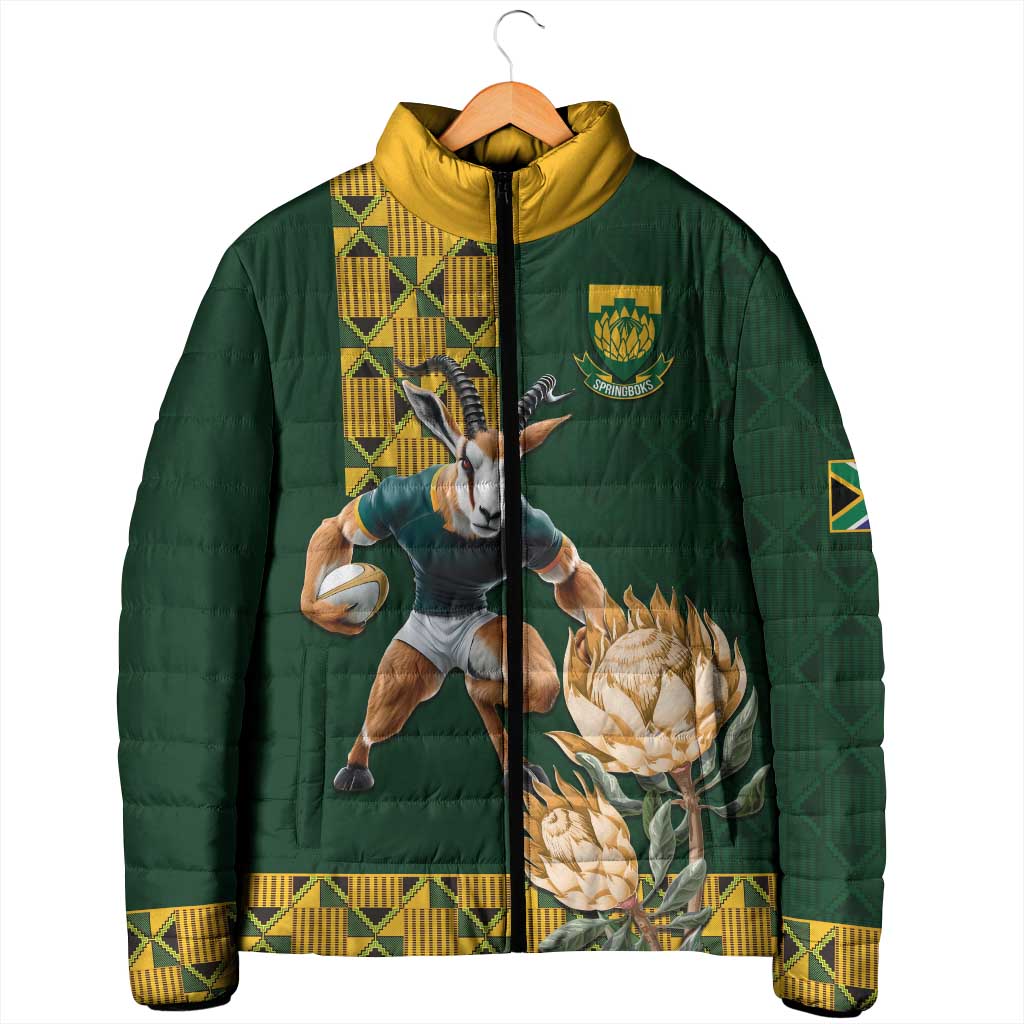 South Africa Rugby History World Champions Padded Jacket Springboks Make History