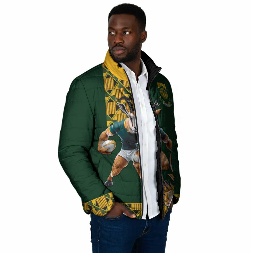 South Africa Rugby History World Champions Padded Jacket Springboks Make History