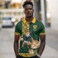 South Africa Rugby History World Champions Polo Shirt Springboks Make History